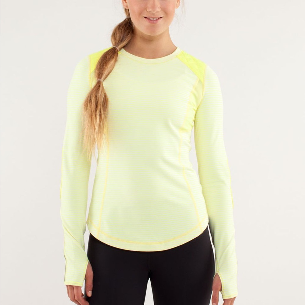 Lululemon long sleeve with elbow pad detail